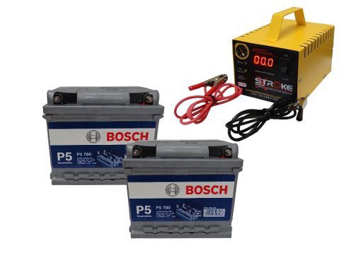 Kit 2 Bateria Bosch P5 780 58ah Nobreak Carregador 5ah 24v - Bosch e Stroke Power