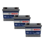 Kit 3 Bateria Estacionaria Bosch P5 580 36ah Nobreak Alarme
