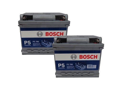 Kit 2 Bateria Estacionária Bosch P5 780 50ah Nobreak Alarme