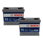 Kit 2 Bateria Estacionaria Bosch P5 380 28ah Nobreak Alarm