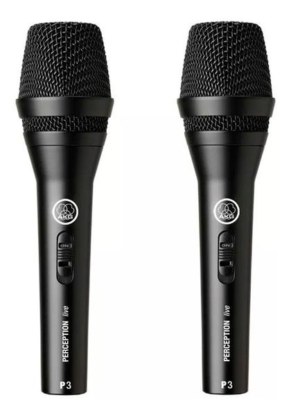 Kit C/ 2 Microfone Akg Perception P3s - PROMOCAO RELAMPAGO