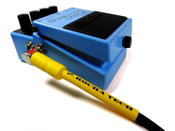 Kit 1 Cabo para Pedal Guitarra e Baixo Plug P10 90 50cm - Rocha Tech
