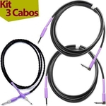 Kit Cabos Tecniforte C/ Cabo Stack + 2 Cabos 4,58m Rai Clear