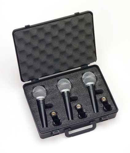 Kit com 3 Microfones Dinamicos Samson - R21
