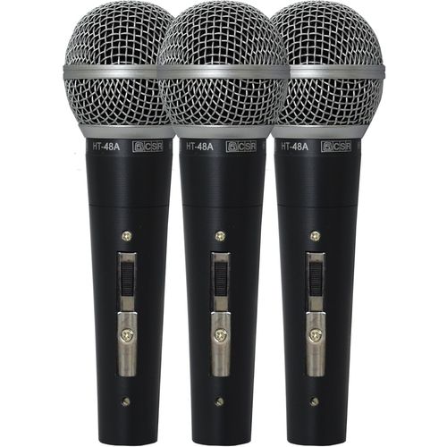 Kit com 3 Microfones HT-48-3 - CSR