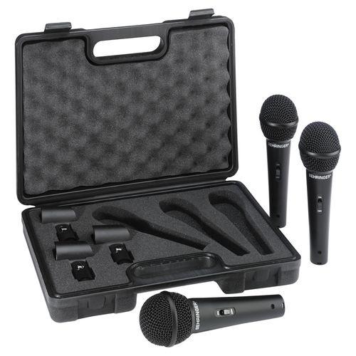 Kit com 3 Microfones Xm1800s - Behringer