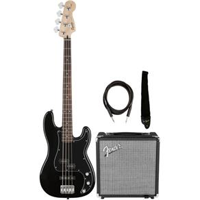 Kit Contrabaixo Fender Squier Affinity PJ Bass Rumble 15 Black