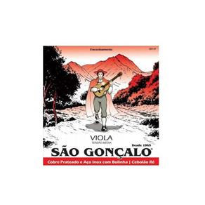 Kit Cordas para Viola Sao Goncalo Caixa com 12 Jogos