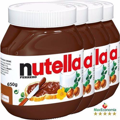 Kit Creme de Avelã Nutella 140g - Ferrero - C/4