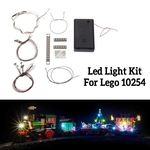 Kit de cordas de luz LED para Lego 10254 Train City City Holiday Train