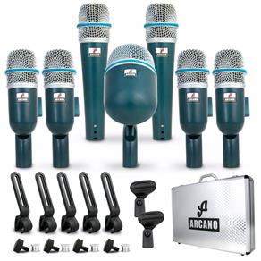 Kit de Microfones com Fio Arcano AM-BT7HD