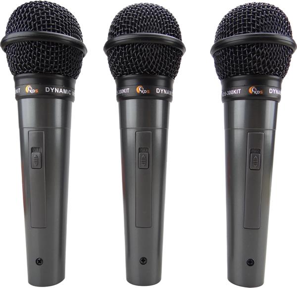 Kit de Microfones Kadosh Kds 300 (3 Peças)
