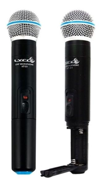Kit de Microfones Lyco Uh-02mm Dinâmico Cardióide Preto