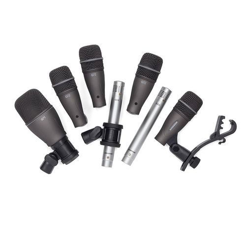 Kit de Microfones P/ Bateria C/ 7 Unidades Samson Dk707