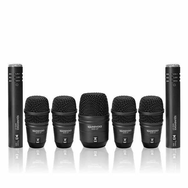 Kit de Microfones P/ Bateria Soundvoice SKD07