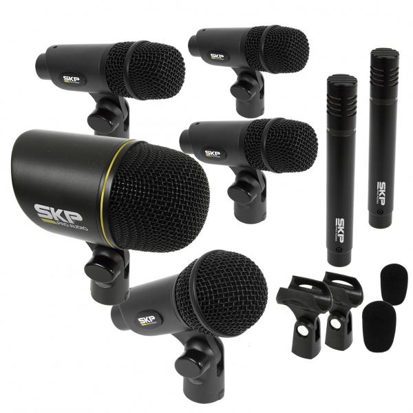 Kit de Microfones para Bateria 7 Peças Sadms7 Skp