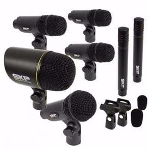 Kit de Microfones SKP P/ Bateria 7 Peças DMS-7 - AC0978