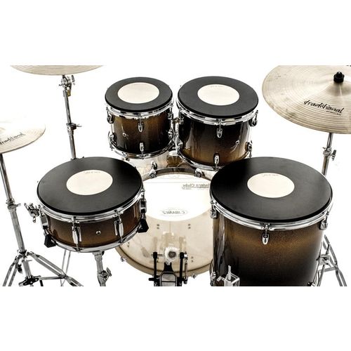 Kit de Pads de Estudo Nevada Drums 10¨, 12¨, 14¨, 14¨ com Tonalidade de Nota Musical