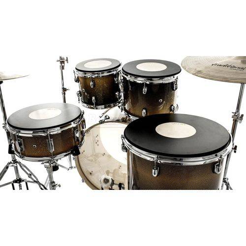 Kit de Pads de Estudo Nevada Drums 10¨, 12¨, 16¨, 14¨ com Tonalidade de Nota Musical