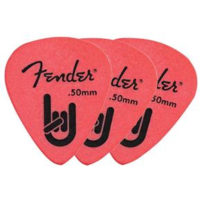 Kit de Palhetas Fender Rock-On Touring Pick 0.50 Fina 72 Peças