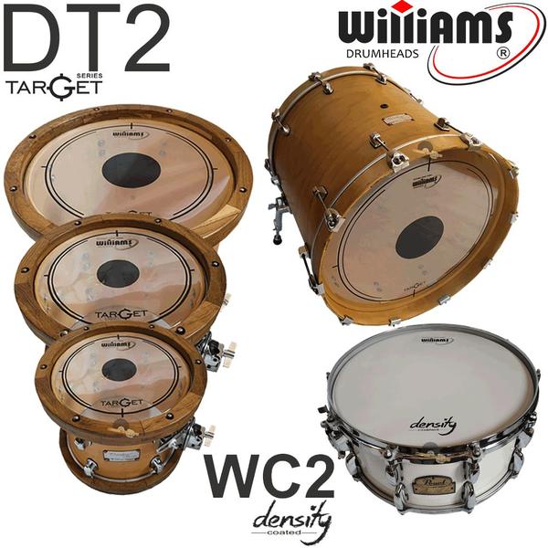 Kit de Peles Williams - Target DT2 Duplo Filme Clear com Dot (10/12/14/22) e Density WC2 14