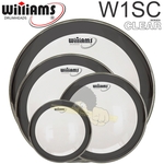Kit de Peles Williams – W1SC Filme simples clear c/ anel abafador (10/12/14/20)