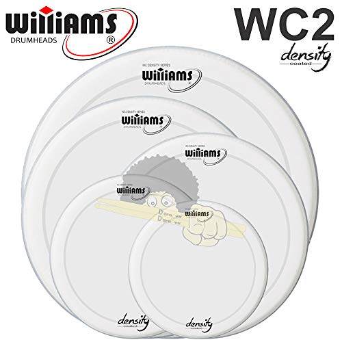 Kit de Peles Williams - WC2 Filme Duplo Coated (10"/12"/14"/16"/20")