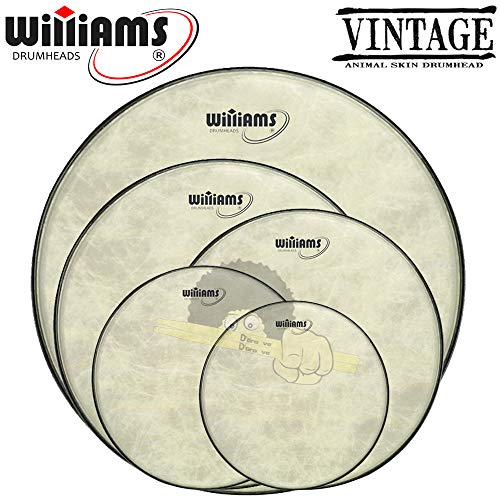 Kit de Peles Williams - WVT1 Vintage Filme Simples (10"/12"/14"/16"/22")