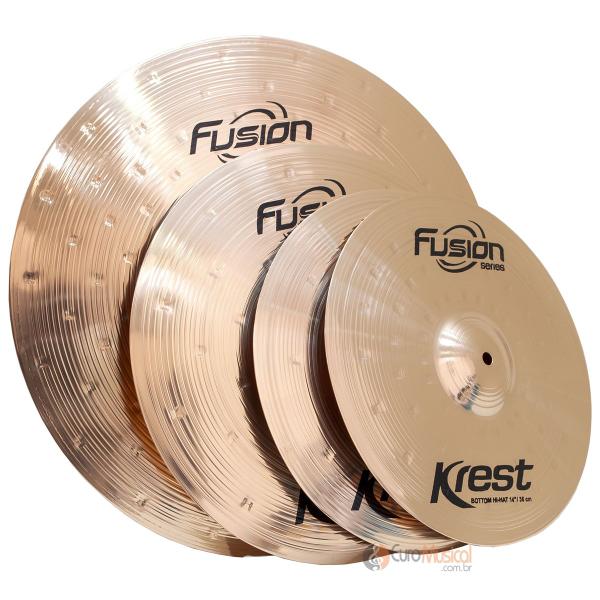 Kit de Pratos Krest Fusion Series 14 16 20 com Bag FSET2