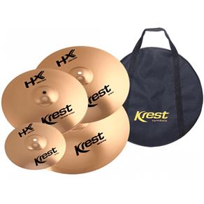 Kit de Pratos Krest HX Series Set C/ Bag