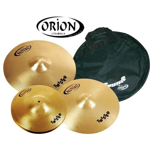 Kit de Pratos Orion Twister 13/16/18 + Bag
