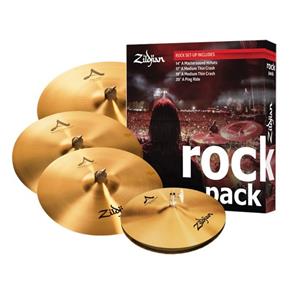 Kit de Pratos Zildjian Rock a Series - A0801R - 14Msoundhh+17Medthincrash+19Medthincrash