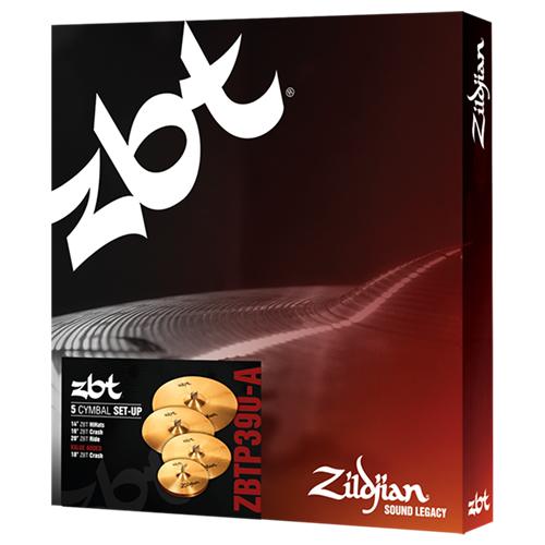 Kit de Pratos Zildjian Zbt Five - Zbtp390-A - 14hh 16crash 18crash 20ride