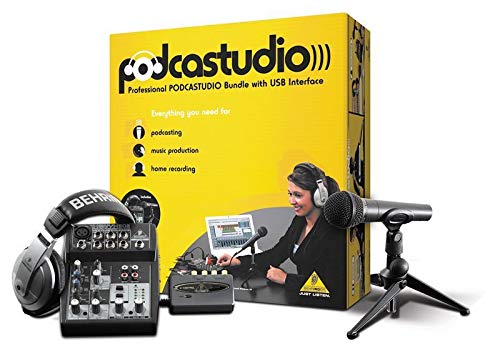 Kit Estúdio - Podcastudio USB, Behringer