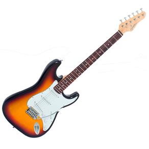 Kit Guitarra Elétrica Strato G100 3TS/WH Sunburst Giannini
