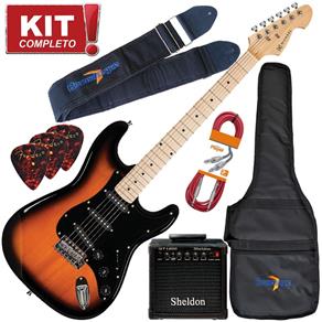 Kit Guitarra Elétrica Strato Standart GM217 SK Michael Completo