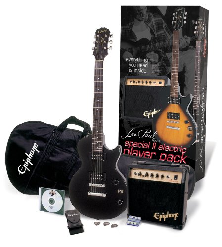 Kit Guitarra Epiphone Player Pack Les Paul Special - Black