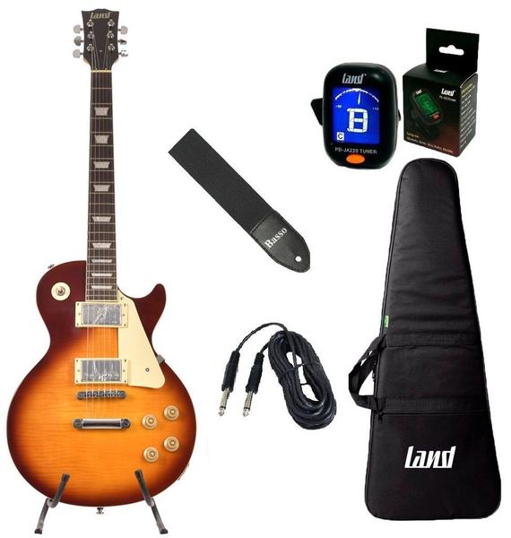 Kit Guitarra Les Paul Land Cherry Sunburst L-t3cs - Showtech
