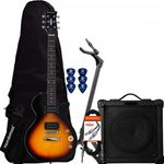 Kit Guitarra Lps-200 Sunburst Strinberg + Cubo + Acessórios