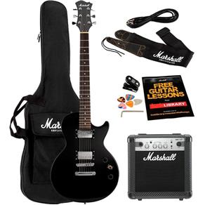 Kit Guitarra Marshall Mgap-B Les Paul Preta