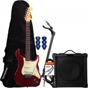 Kit Guitarra MG32 Vermelho Metalico MEMP