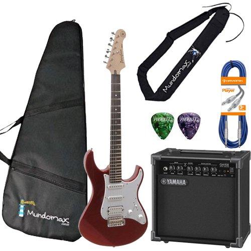 Kit Guitarra Pacifica 012 Vermelho + Cubo 15w Yamaha