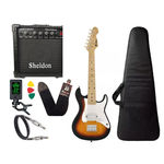 Kit Guitarra Phx Isth 1/2 Sunburst Infantil Cubo Sheldon