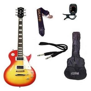 Kit Guitarra Strinberg Les Paul Clp79 + Afinador Digital + Acessórios- Cherry