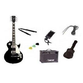 Kit Guitarra Strinberg Les Paul Clp79 + Amplificador + Afinador Digital + Acessórios - Preto