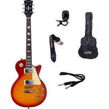Kit Guitarra Strinberg Les Paul LPS230 + Afinador Digital + Acessórios Cherry
