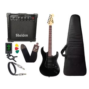 Kit Guitarra Tagima Memphis Mg32 Preto Amplificador Sheldon