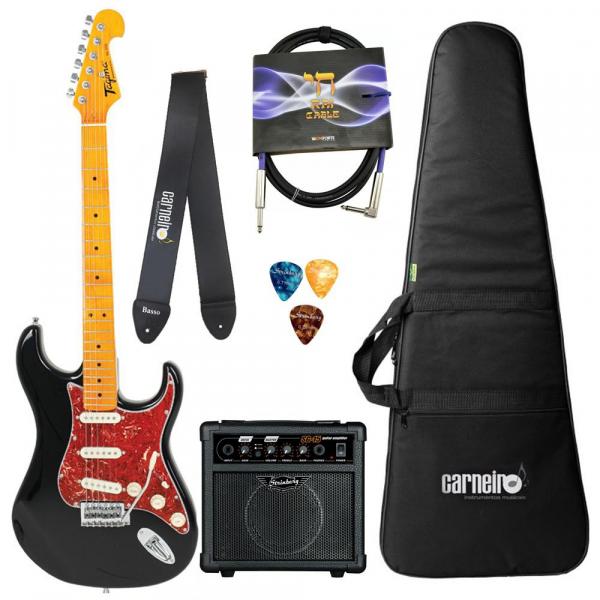 Kit Guitarra Tagima Woodstock Series TG530 BK + Completo