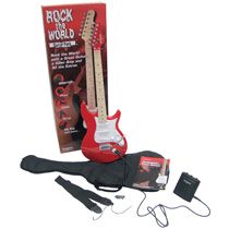 Kit Guitarra Vermelha + Amplificador Portátil + Cabo + Bag GMA 100GP KSTRD - Behringer