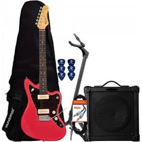 Kit Guitarra Woodstock TW61 Fiesta Red T